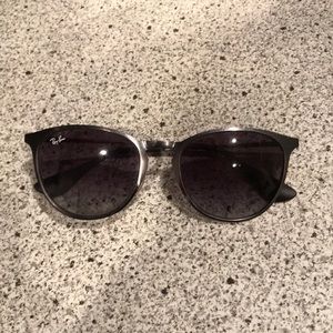 Reflective Gray Ray Bans